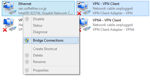 Bridging Connections In Windows 7