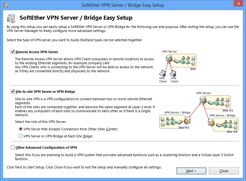 find a softether vpm server for mac os x