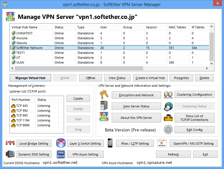 softether server - softether server download